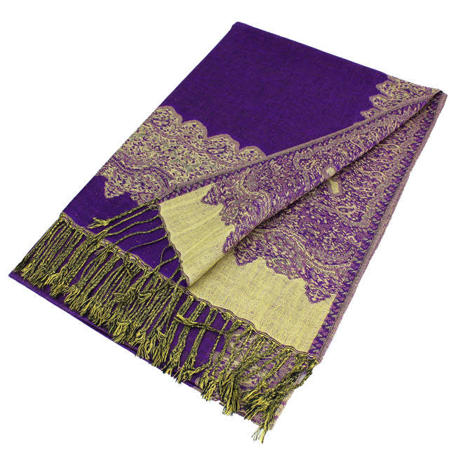 BORDER PASHMINA