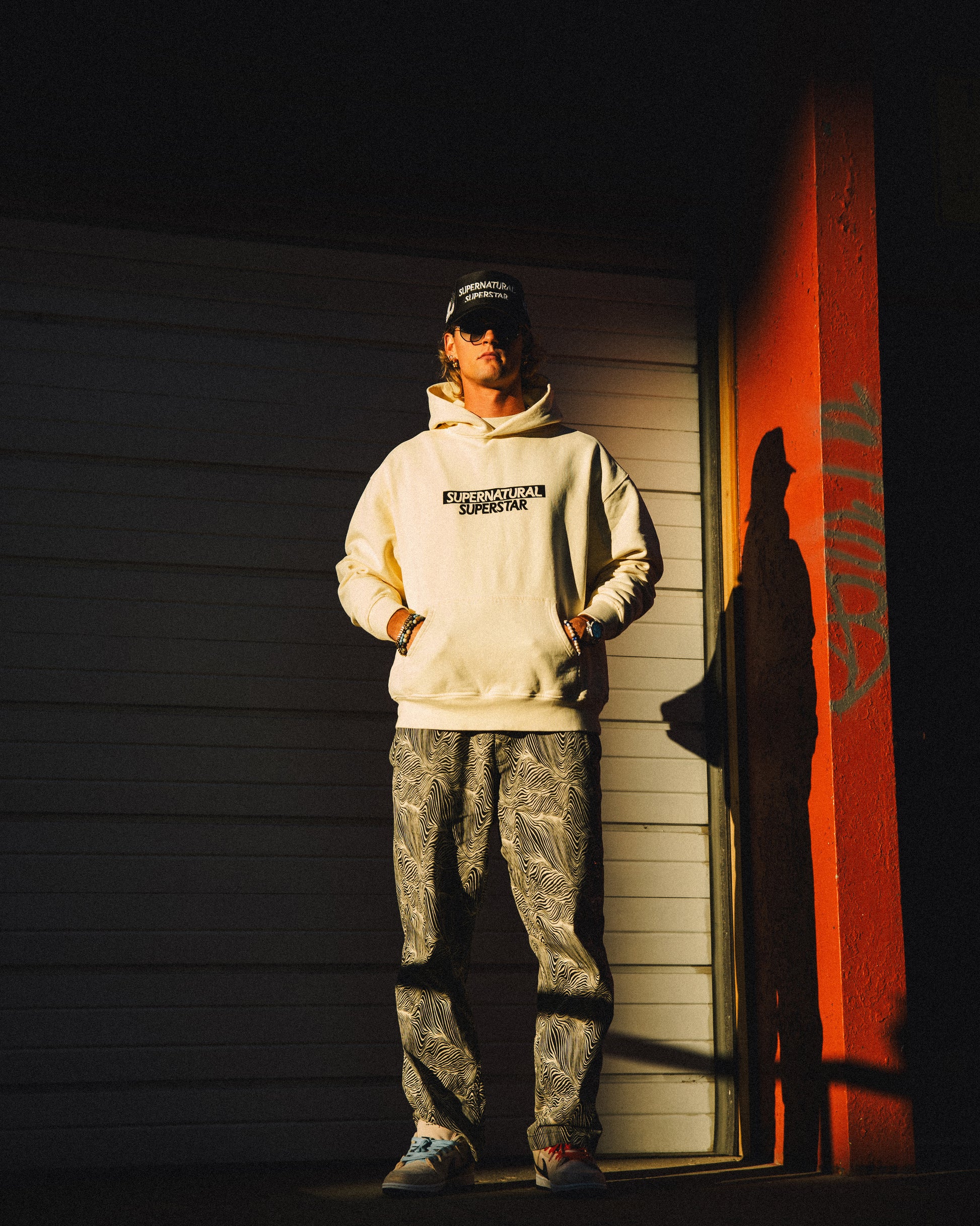 HEAVYWEIGHT GARMENT DYE HOODIE - "STOIC"