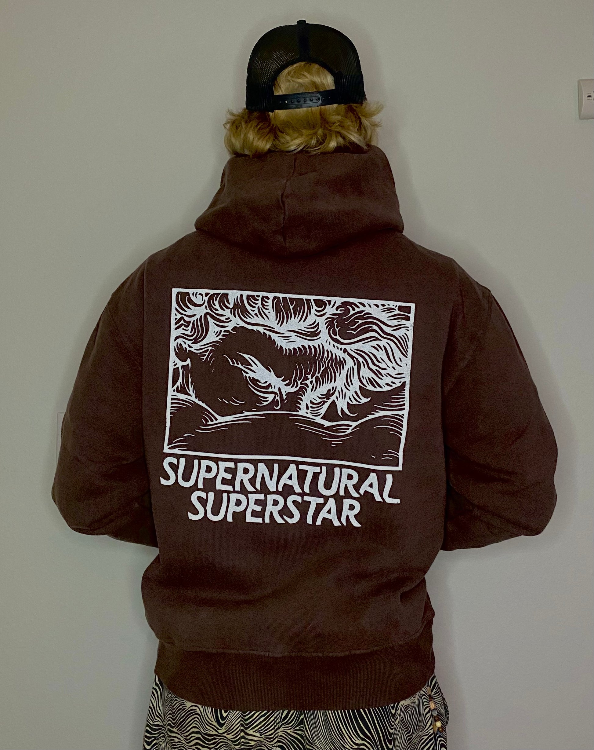 HEAVYWEIGHT GARMENT DYE HOODIE - "STOIC"