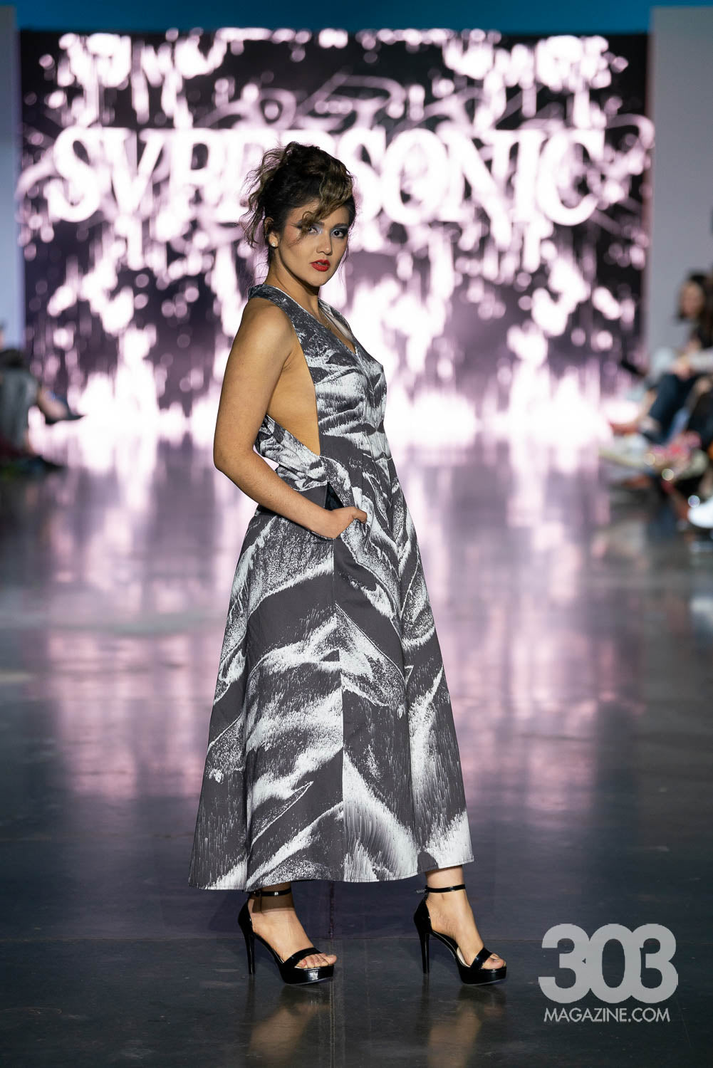 VEINS Front-Zip Sundress