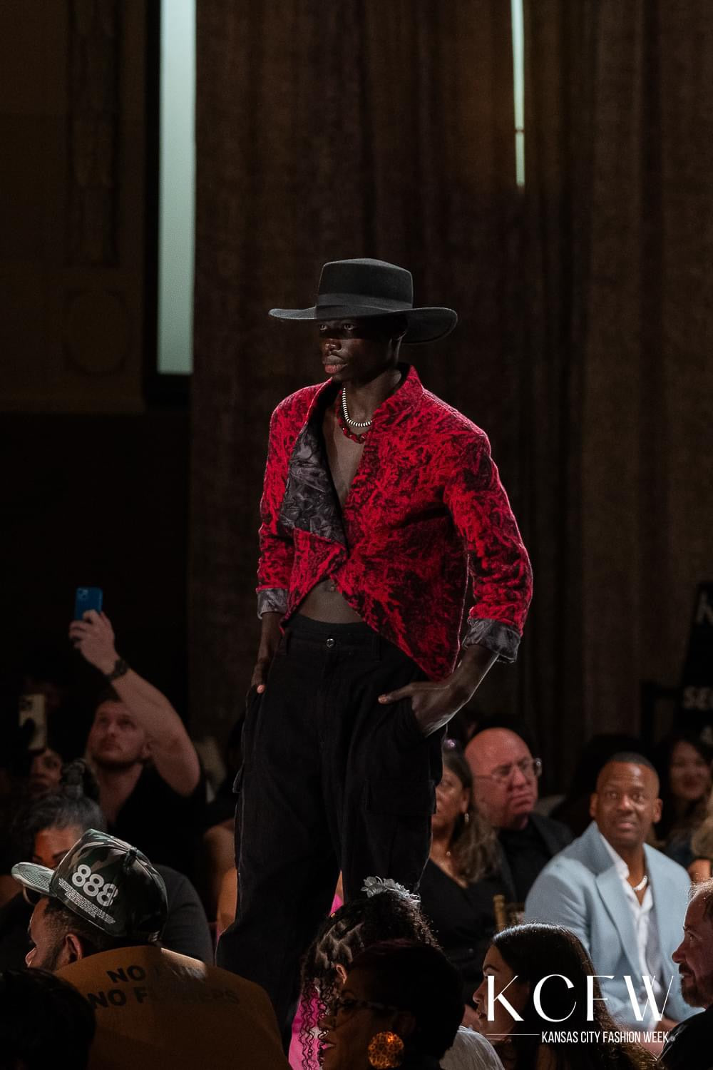 "BLEED" ASYMMETRICAL BOMBER JACKET