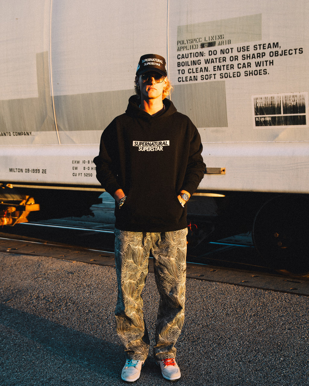 HEAVYWEIGHT GARMENT DYE HOODIE - "STOIC"