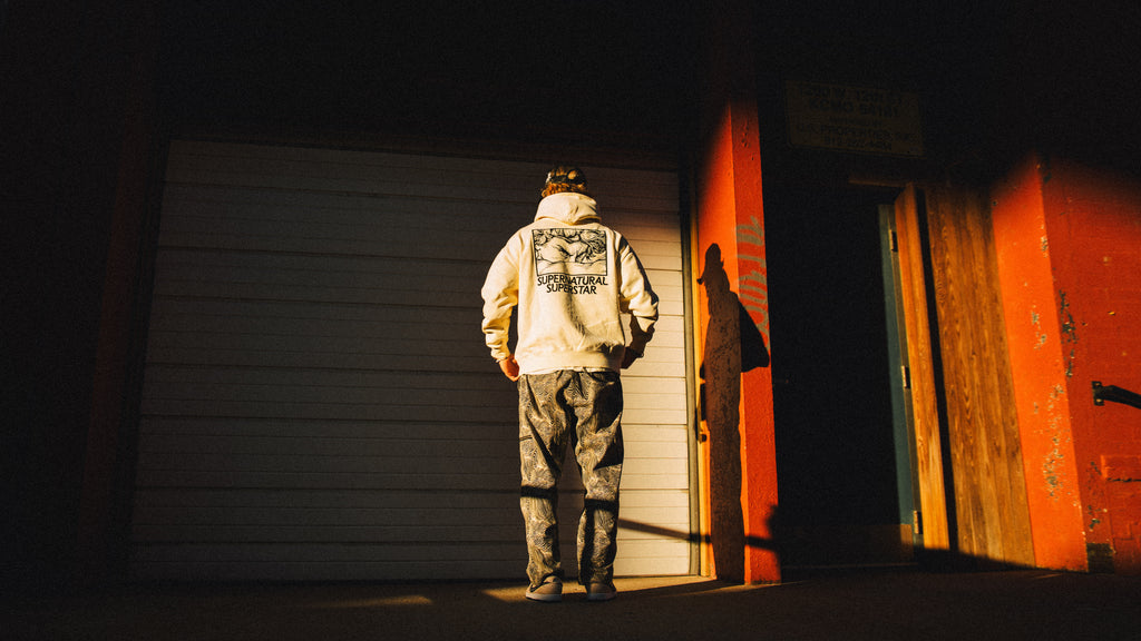 HEAVYWEIGHT GARMENT DYE HOODIE - "STOIC"